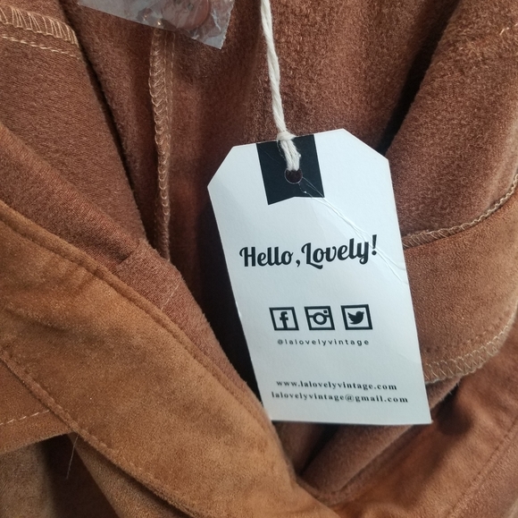 NWT Marley Deep-V Jumpsuit in Burnt Orange - Picture 9 of 9